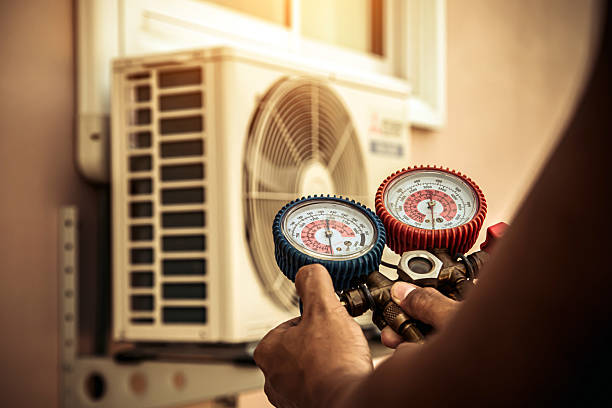 Professional Hvac Installation technician working in Palmer Lake, CO